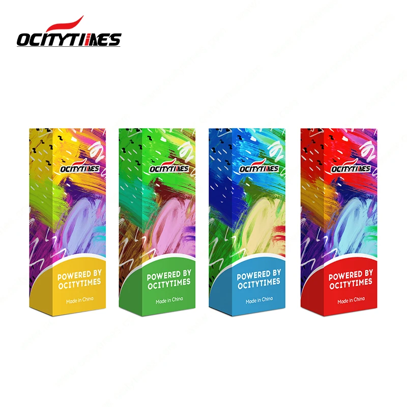  Оптовая продажа печать логотипа cbd упаковка для вейпа Ocitytimes картонная коробка с индивидуальным