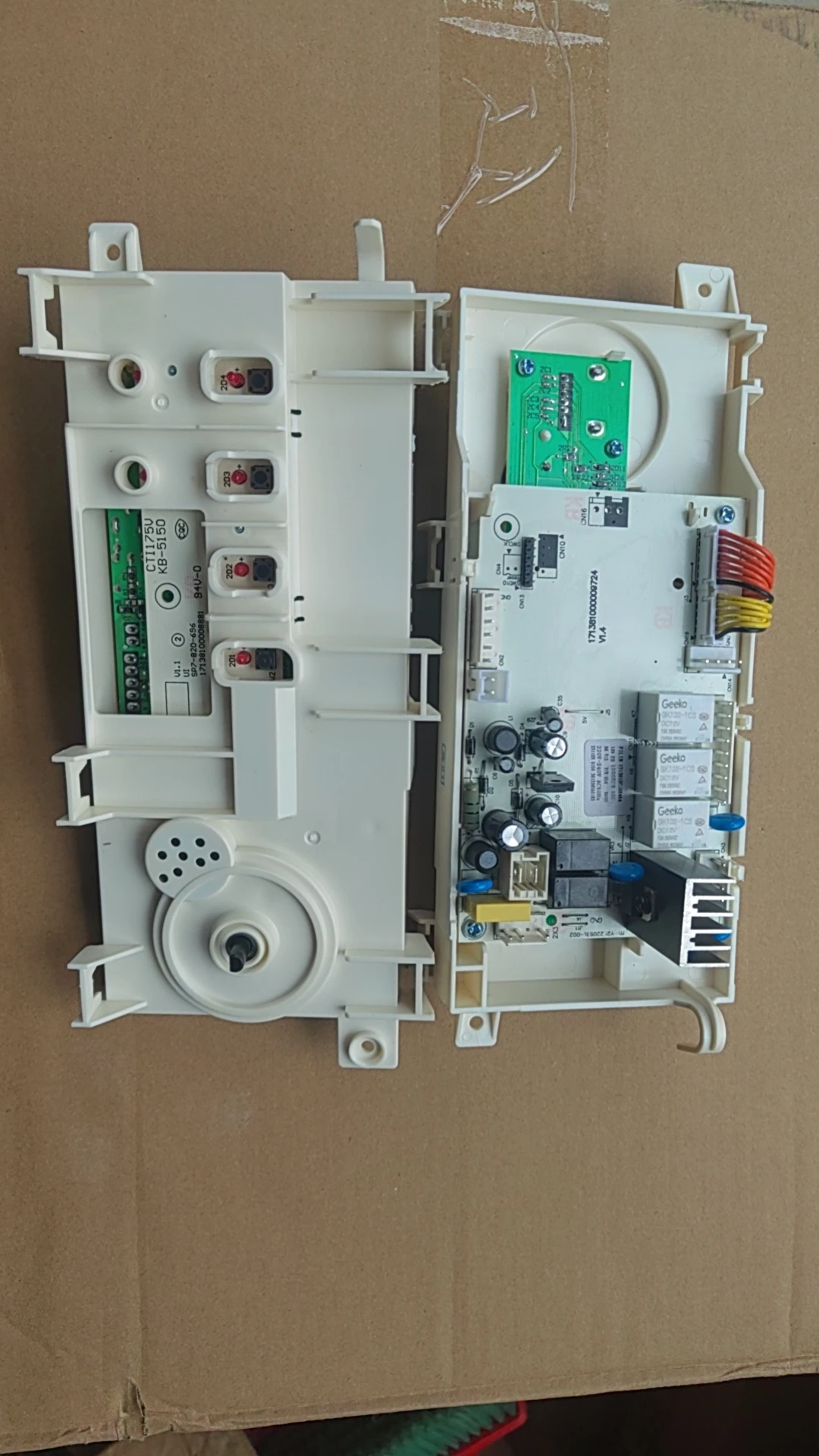 for Midea Drum Washing Machine Board Control Power Main Version 17138100012034 Midea Washing Machine Parts