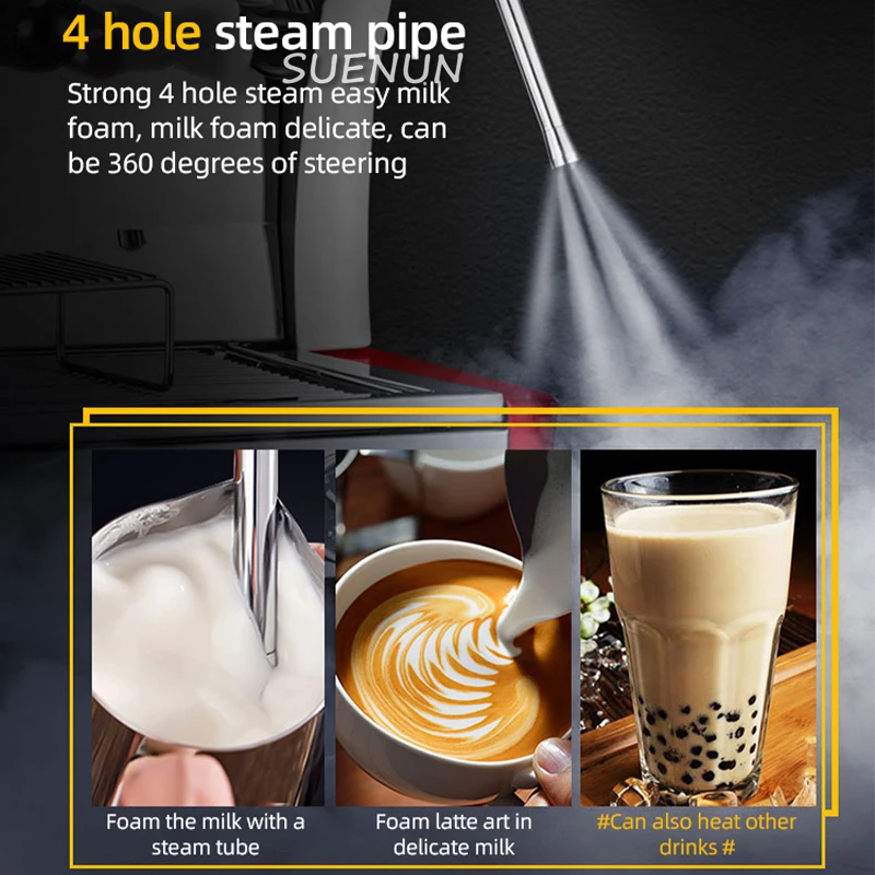 Single-Head Italian Semi-Automatic Coffee Machine Commercial Mesin Kopi Kahve Makinesi Coffee Shop Equipment Coffee Machine