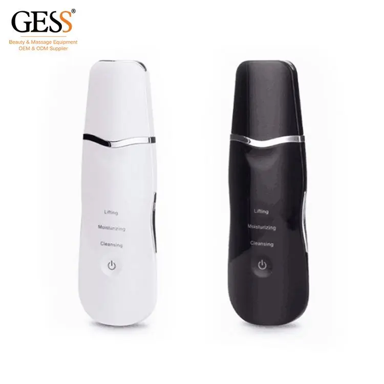 Professional Sonic Face Cleaning Spatula Skin Scrubber Ultrasonic Machine