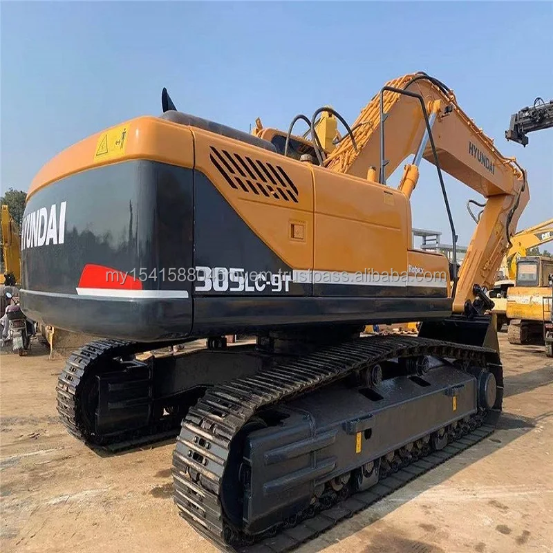 2019 Model Hyundai used excavator 305 crawler digger tractor 30ton excavator for sale