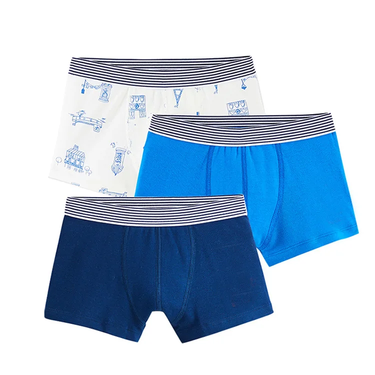 
Custom Knitted Children Boxer Shorts Boys Briefs Kids Boxers Underpants Breathable/Sweat Releasing Short Pants 