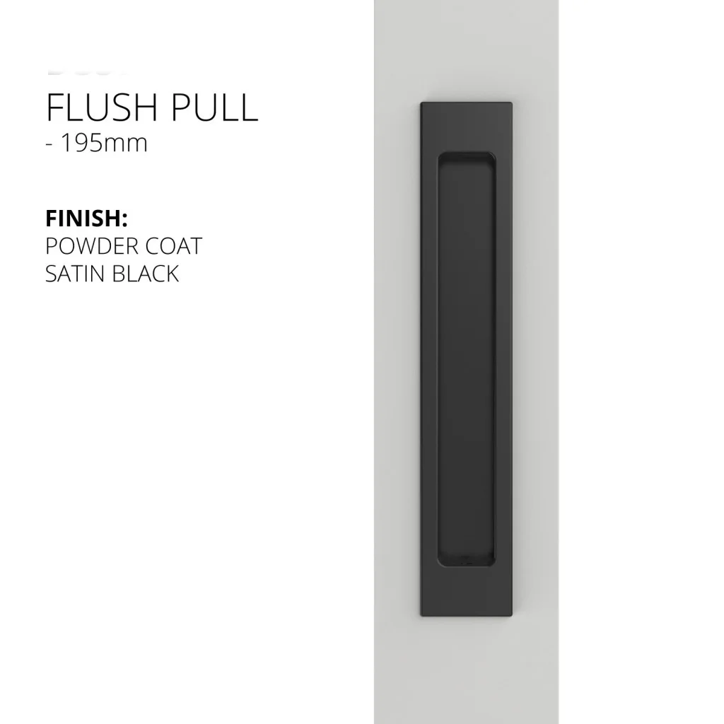 Hot sale flush hides minimalist design indoor stainless steel door flash handles hardware