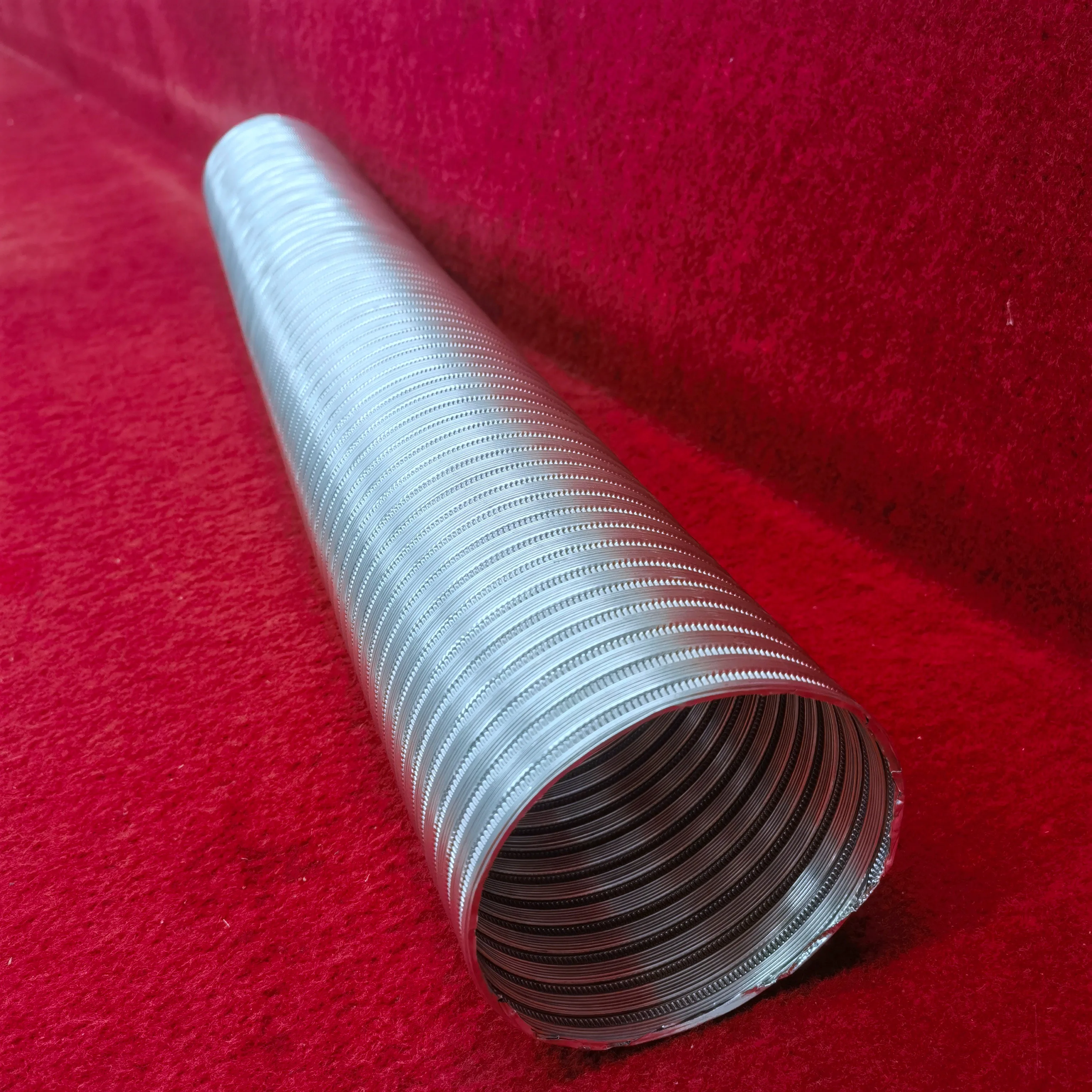 Commercial aluminum flex pipe 8x25ft fire resistant aluminum flexible duc Semi-Rigid Flexible Duct home ventilation