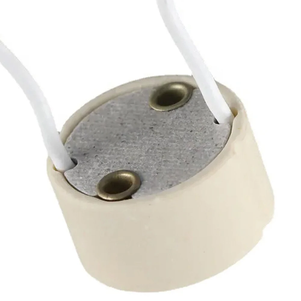 Gu10 Lamp Base Mr16 Wire Connector Adapter Electric Light Ceramic Socket Lampholder