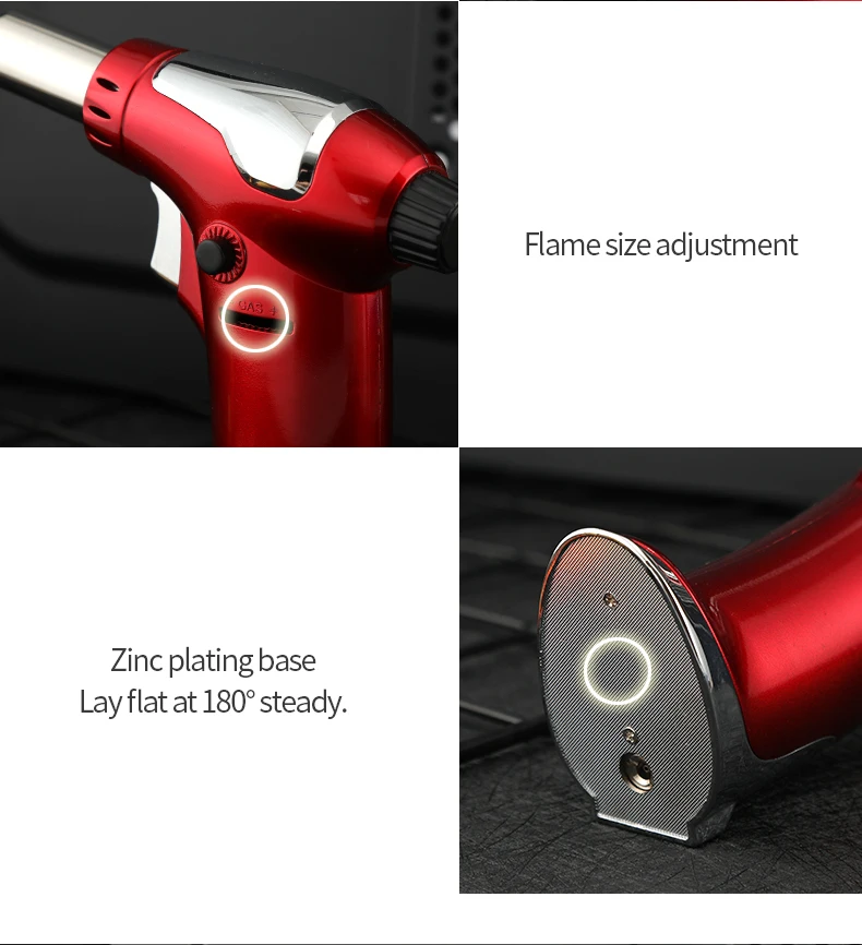 GF-905 wholesale hot sell cigar kitchen butane jet flame torch lighters gas for cooking