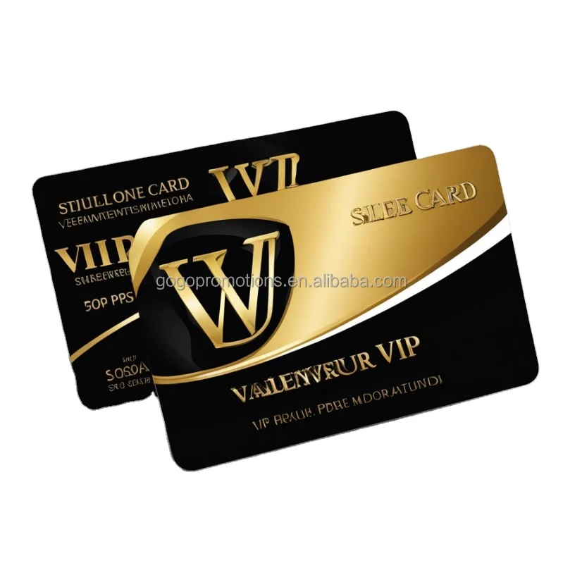 Premium Quality Event-Ready PVC Printed Customizable VIP Membership Cards