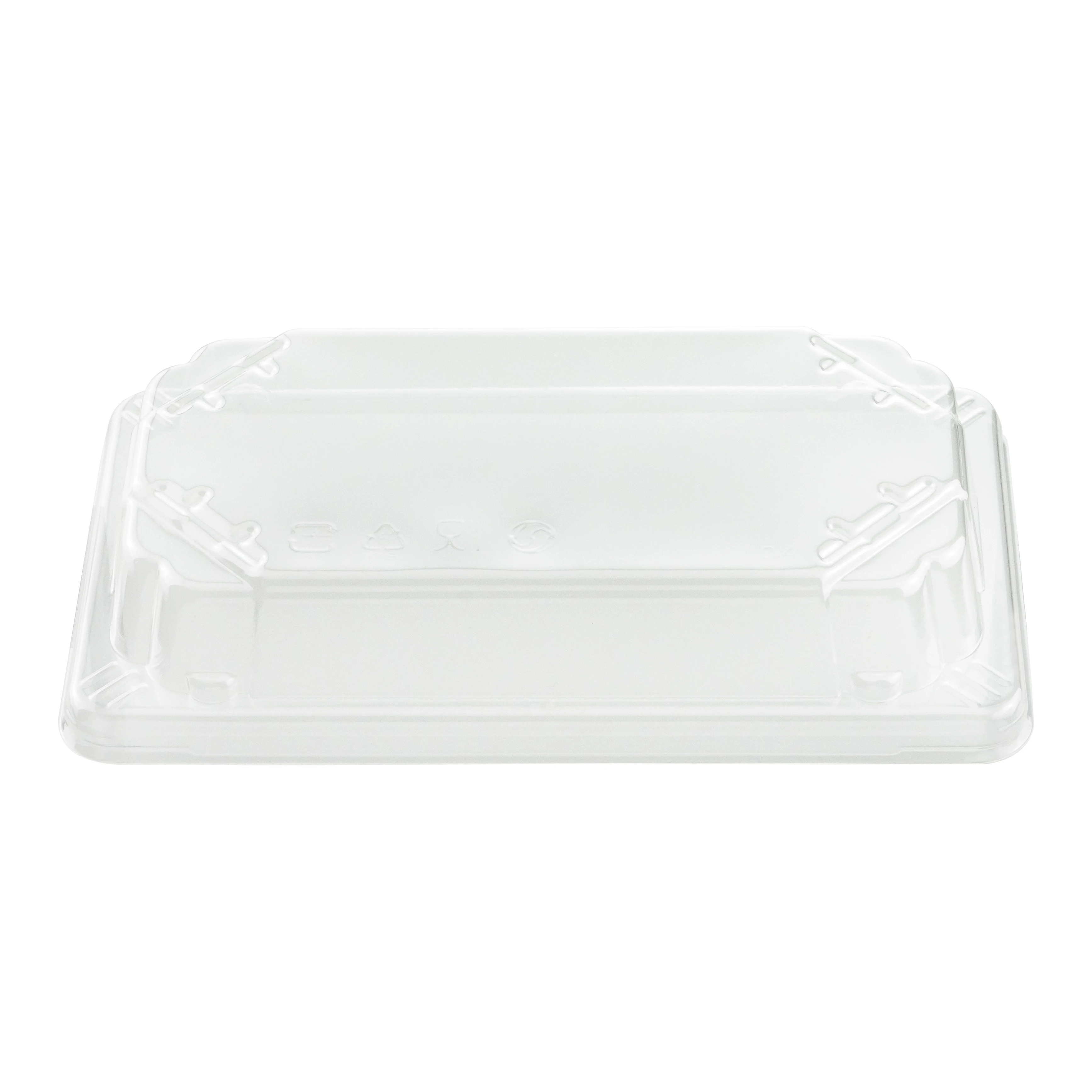 Online Wholesale Japanese High Quality Disposable Clear Food Packaging Sushi Lid Durable And Stackable Sushi Tray