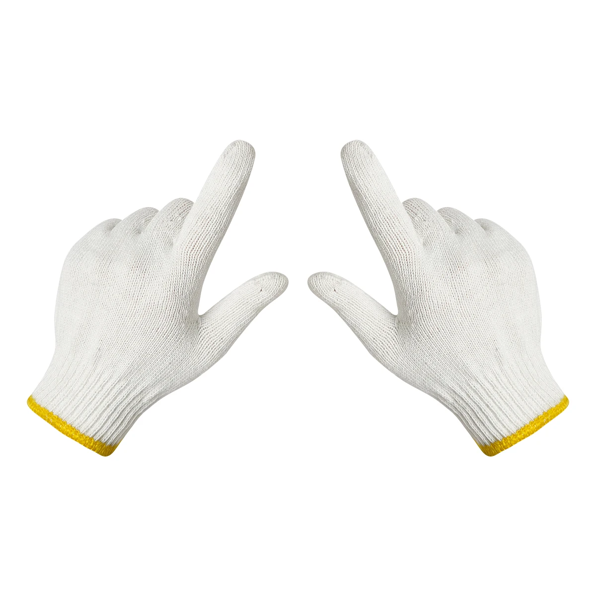 Protective Gloves Wholesale White Cotton Glove Construction Safety gardening Work Gloves for Working