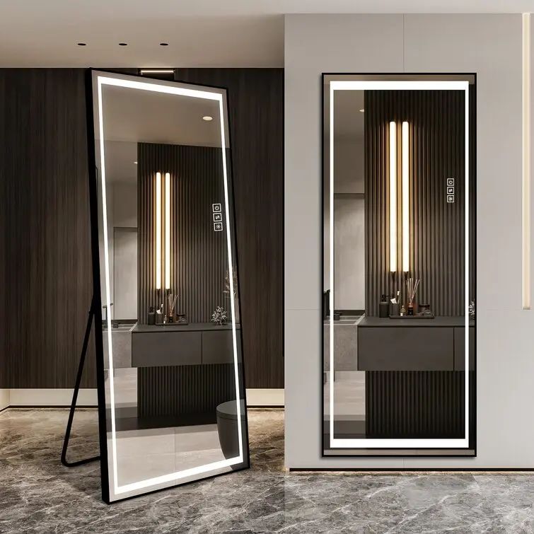Large Wall led mirror beauty mirror salon stations hairdresser salon mirror