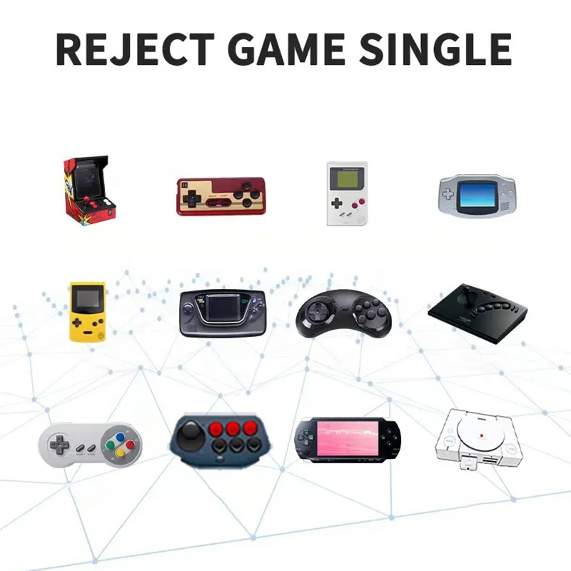 Brand New Y5 Retro Video Game Console Professional Processor Game Box Dual Rocker 2.4G Wireless Controllers 3D Gaming Stick