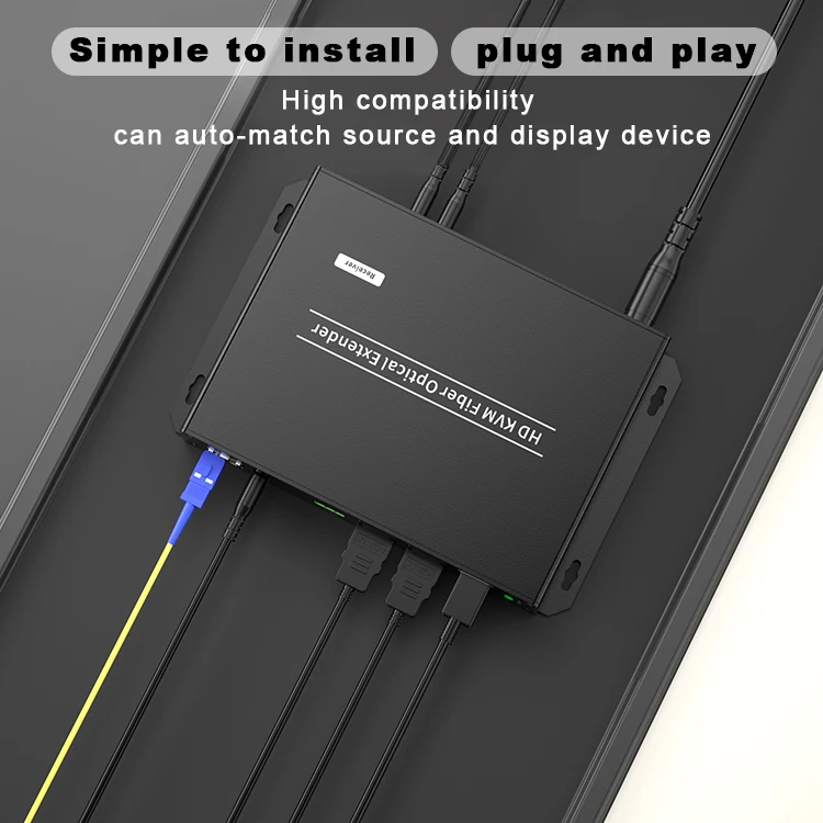 4K60HZ поддержка IR HDMI Loop Out удлинитель волоконно-оптический конвертер