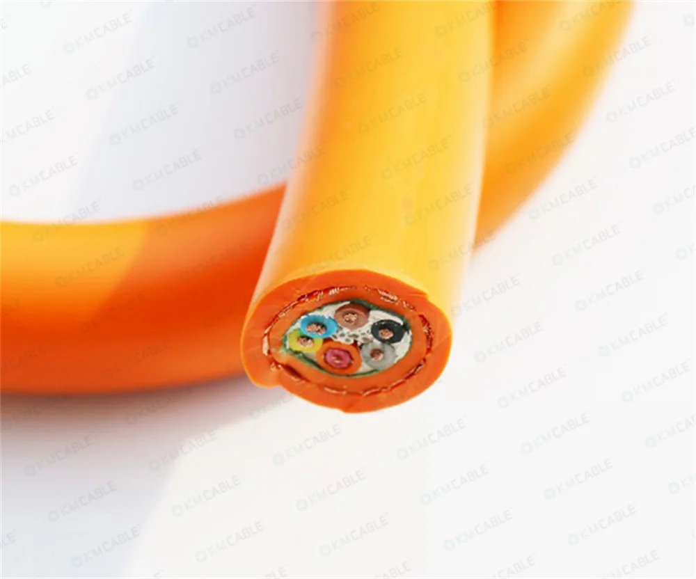 E Mobilty Charging Electrical Cable 1200V DC Halogen Free UV Oil Resistance EV Charge Connecting Cable