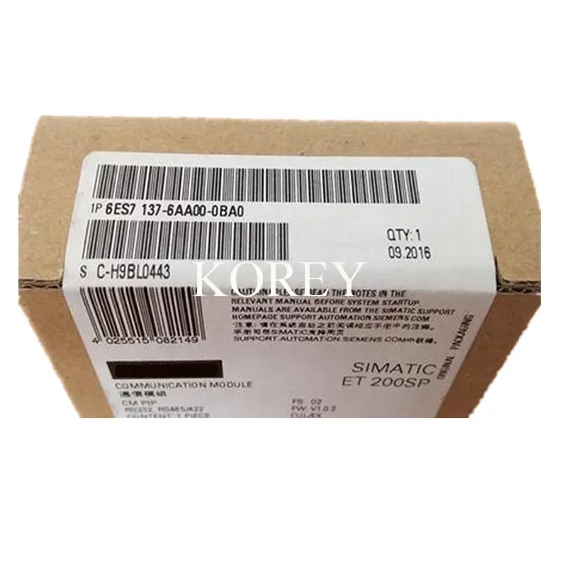 ET200SP Analog Module 6ES7137-6AA00-0BA0 6ES7 137-6AA00-0BA0 Original
