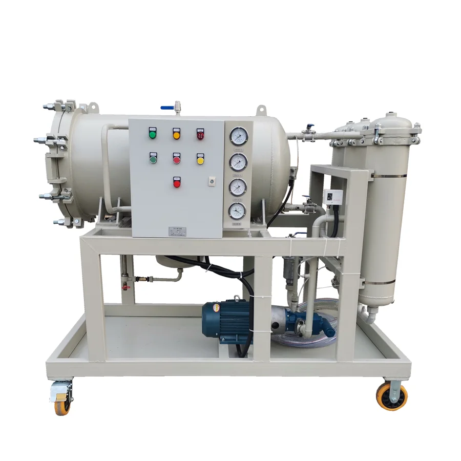LYC-32J 32LPM flow rate diesel oil filter machine unit to remove water and impurities oil recycling oil purifier