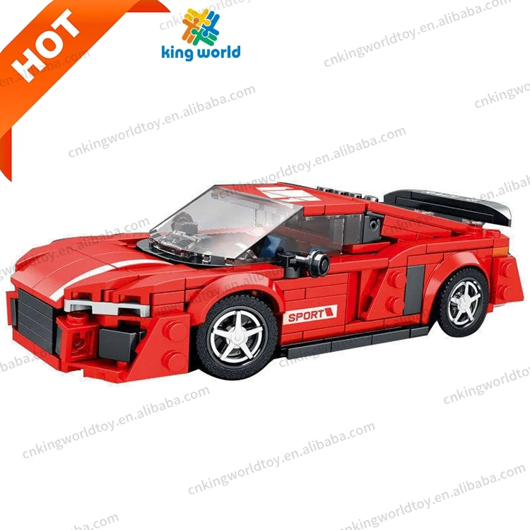 Wholesale Reobrix Block Super Racing Car Model Building Blocks DIY Famous Sport Car Assembly Brick Toys