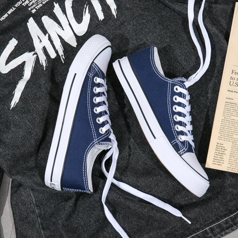 OEM wholesale bulk breathable school sports painting blank white vintage rubber espadrilles all star canvas sneakers shoes men