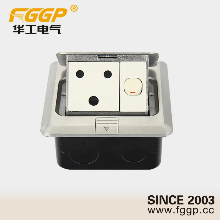 Содержит ярмарка Pop Up пол розетки Южная Африка розетка с выключателем