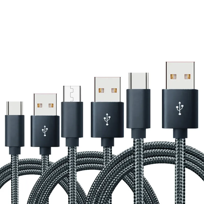  WIK-YD 1 м 2 3 Micro Type c ios Быстрая зарядка с Usb-кабелем для передачи