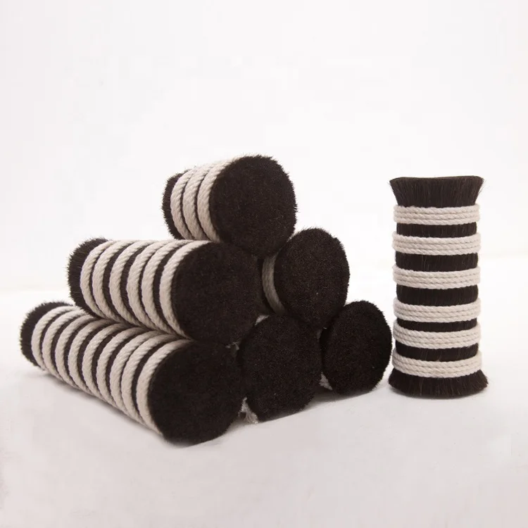 Top Sale Guaranteed Quality Mane Weave Horse Tail Hair Black