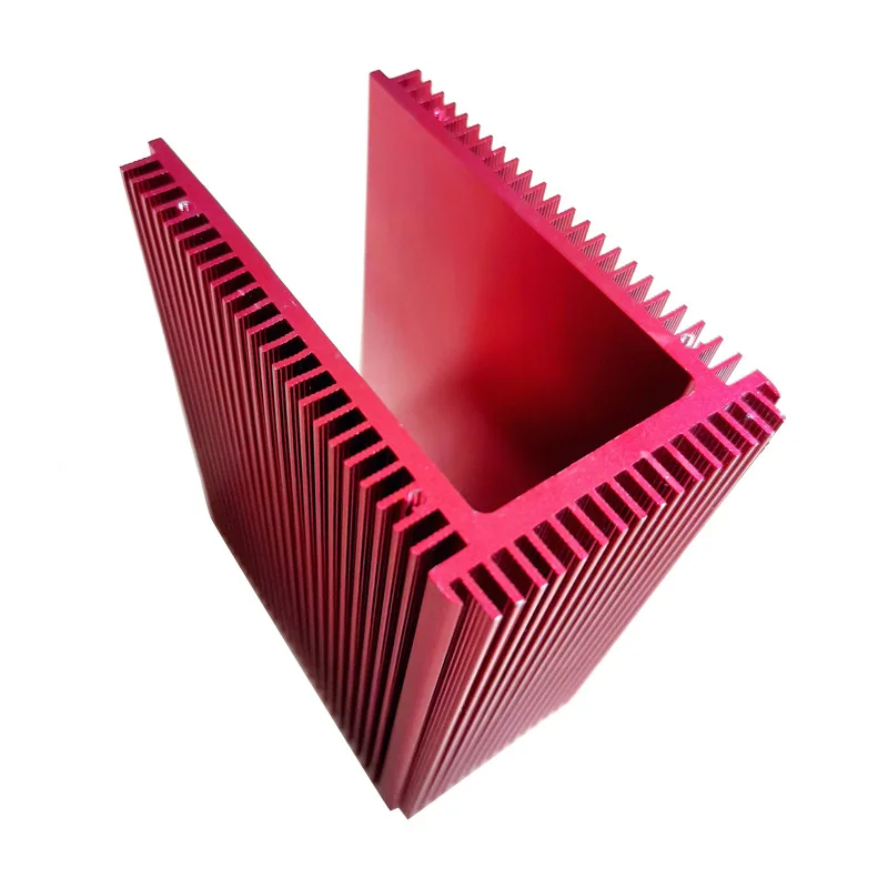 extruded aluminum enclosure cooling fins heatsink aluminum enclosure
