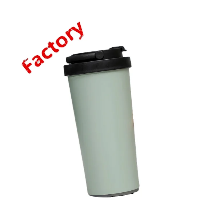Forest Portable Suction Mug Double Wall Stainless Steel Coffee Thermos Mug