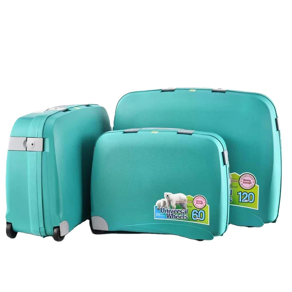 24 inch 28 inch 32 inch hot sale 3 PCS luggage sets portable rolling PP carry on suitcase travel bags luggage