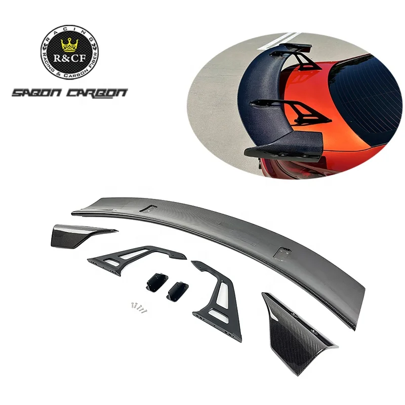 G80 M3 Rear Spoiler ADR-O Carbon Fiber Rear Swan Neck Wing For BMW F87 F80 F82 M2 M3 M4