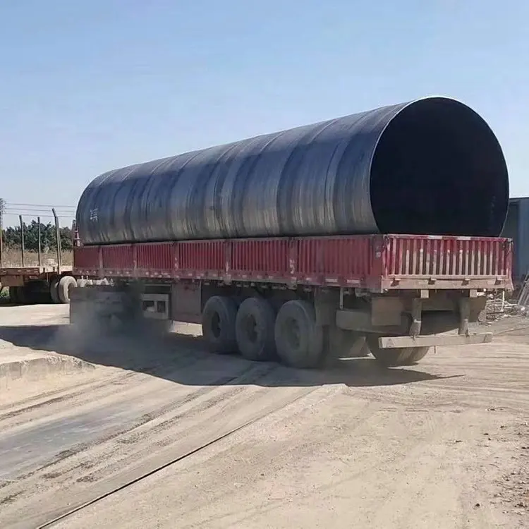 High Quality Spiral Welded Pipe SSAW Pipe API 5L Standard Oil or Gas Carbon Steel Pipe