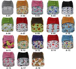 Hot Sell Washable Cloth Baby Diapers Reusable Diapers Bamboo Charcoal Cloth Diaper