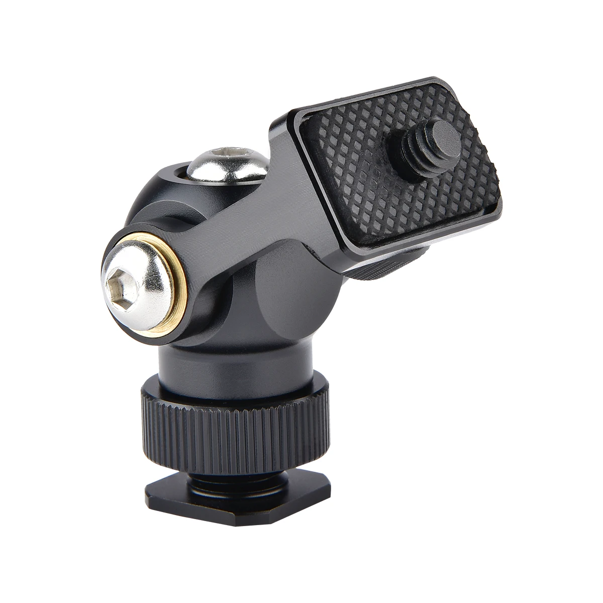 Yelangu Swivel and Tilt Monitor Holder Mount Ball Head Magic Arm with Cold Shoe