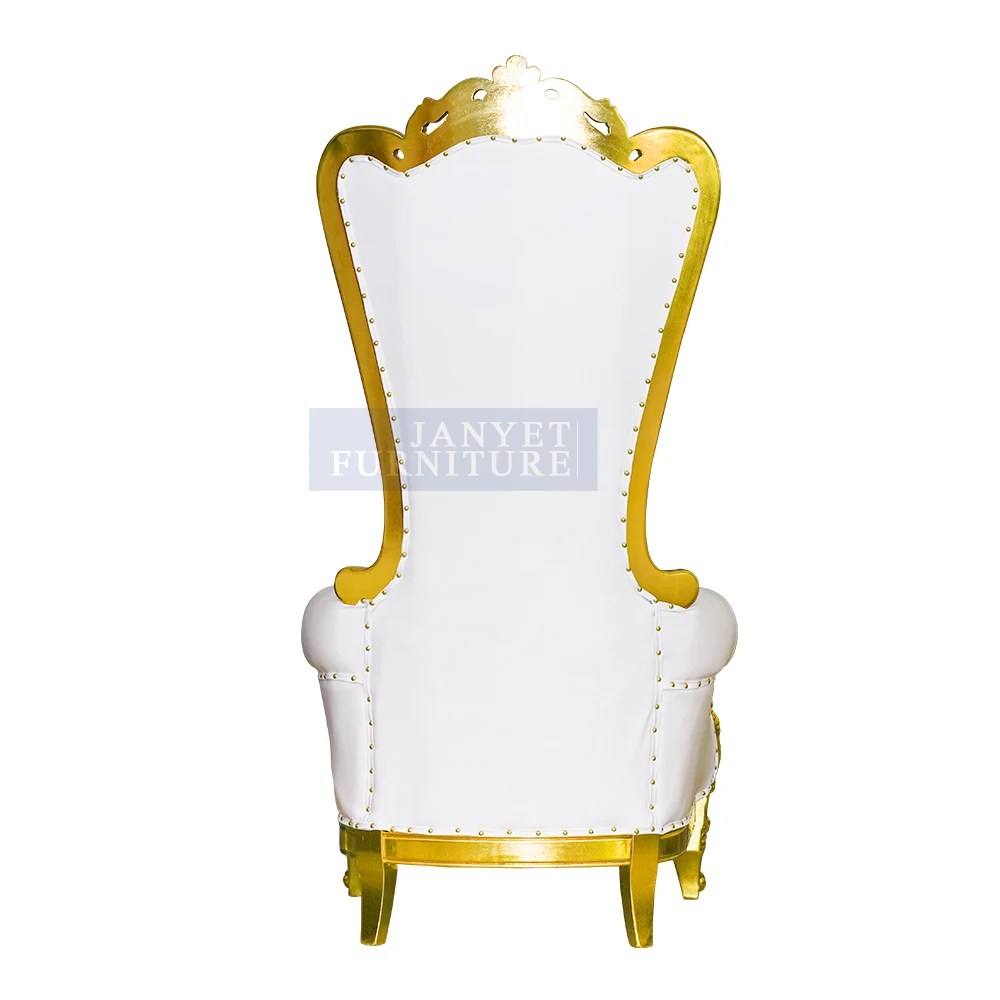 Luxury Royal Gold Wedding King Throne Chair