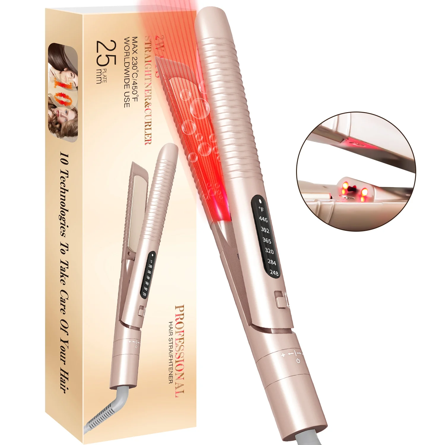 Mesky chinese hair protein lady care product ionic global beauty ceramic high temperature hair straightener