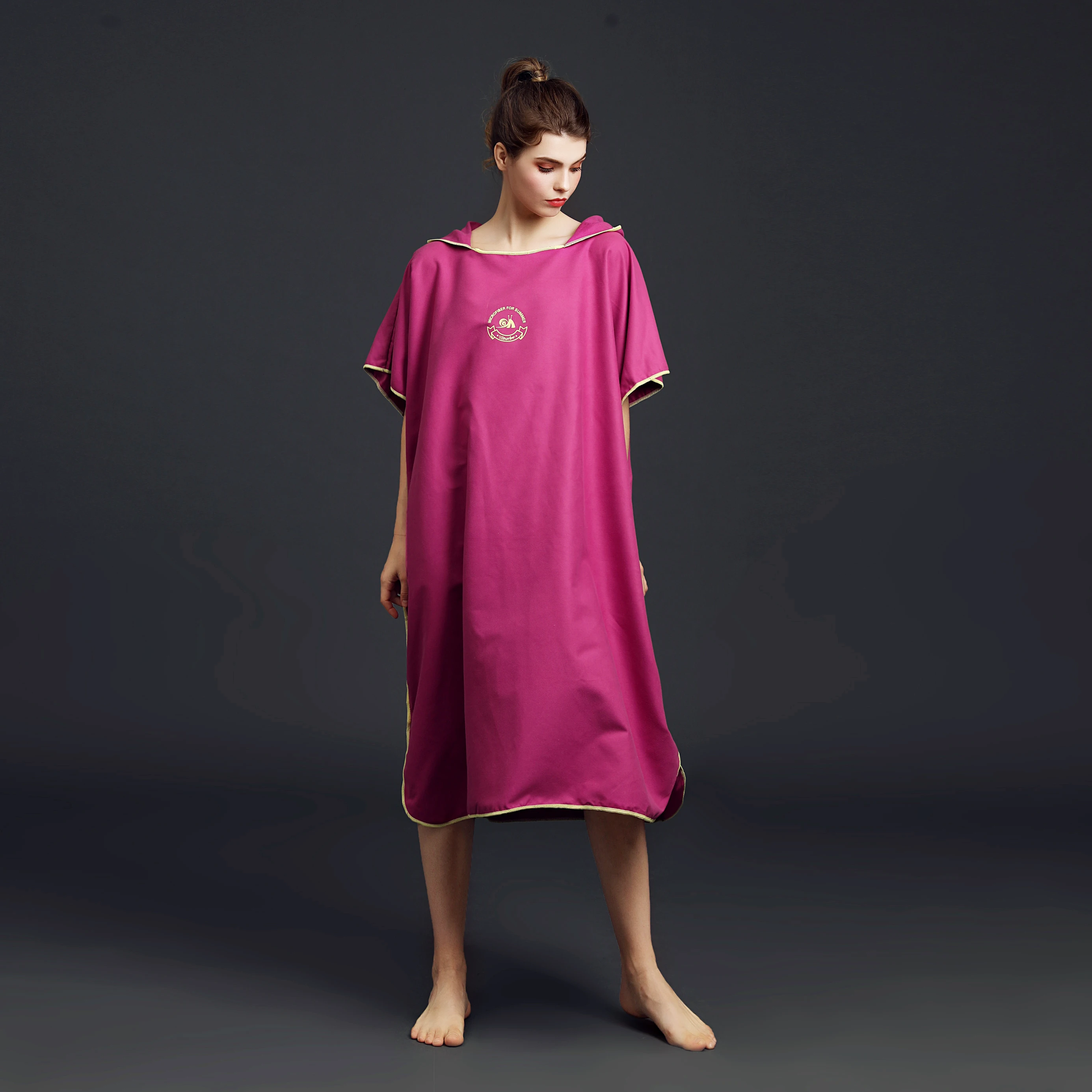 
BSCI suzhou industry supplier thin microfiber surf poncho wih hooded 2018 new popular China wholesale 