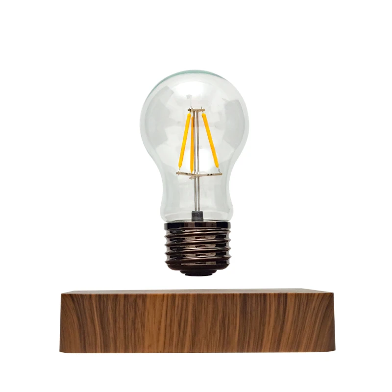 Magnetic Levitating Floating LED Light Bulb Bedroom Hotel Room Lamp with Wireless Charger