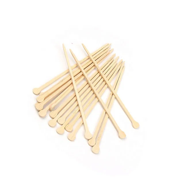 Best Special-shaped  Disposable bamboo stirrer coffee stirrer wooden Cocktail Drink Coffee Stirrers sticks