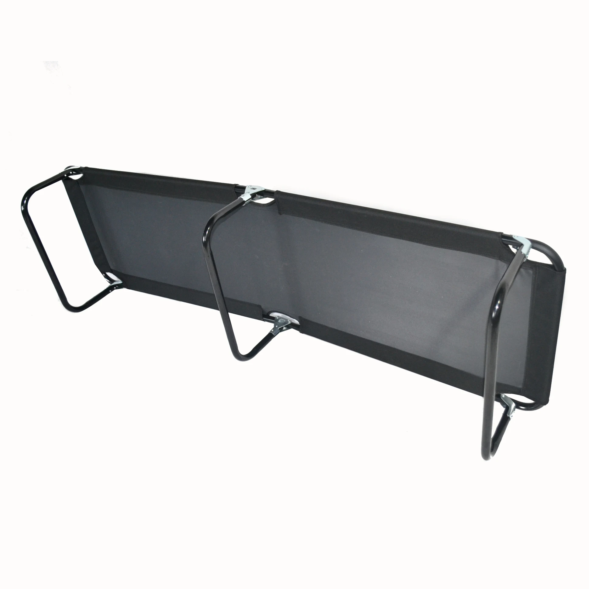 Wholesale Custom Outdoor Hiking Travel Heavy Duty Aluminium Alloy Portable Folding Camping Bed Sleeping Single Adult Cot