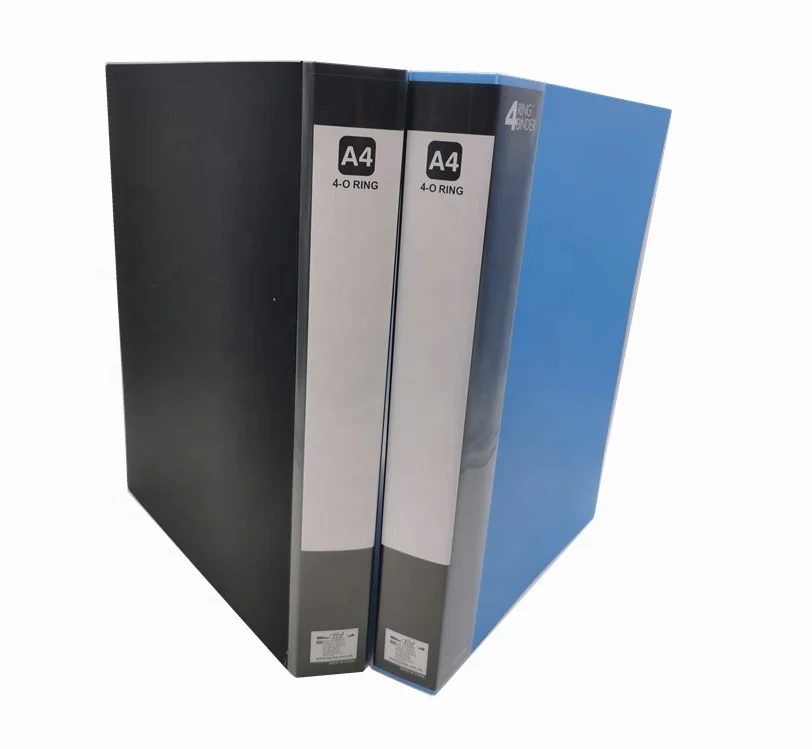 Лидер продаж, Оптовая поставка, папка для бумаг A4 30 мм с 4-уплотнительными кольцами и внутренним карманом, новый материал