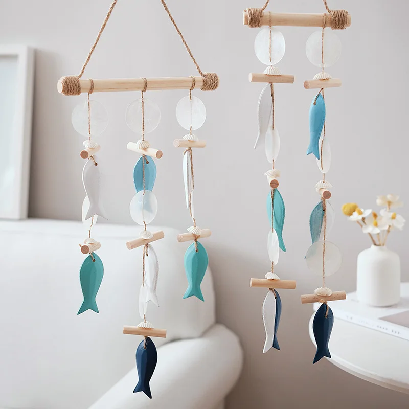 Modern Design Natural Wood Sheft Wall Hanging New Product for Living Room Bathroom Bedroom Office Nursery Vietnam Format Rope