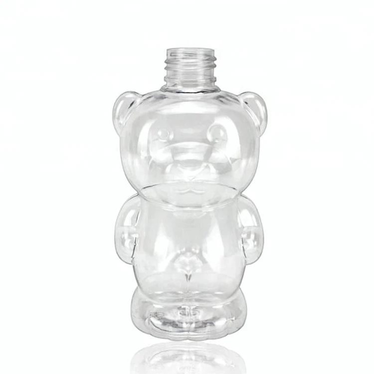 Plastic Packaging Bear 160ml 270ml Hot Sell Plastic Pet  Animal Shape Bottle