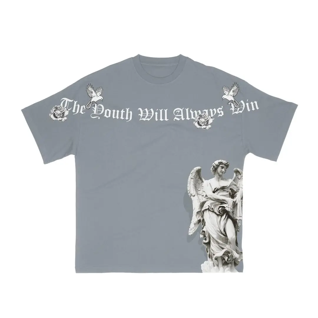 Comfortable Heavyweight T shirt Reliable Quality Ringer  Fitted Unisex Style with Eye Catching Print Pattern