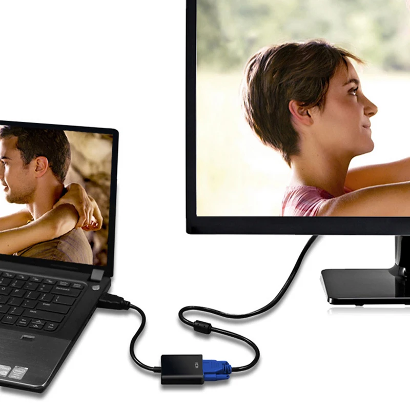 HDTV папа к VGA Женский адаптер кабель Поддержка Full HD 1080P 60 Гц