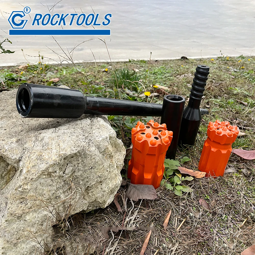Top Hammer Mining Machine Drill Hole Rock Tools Drill Rod Button Bit