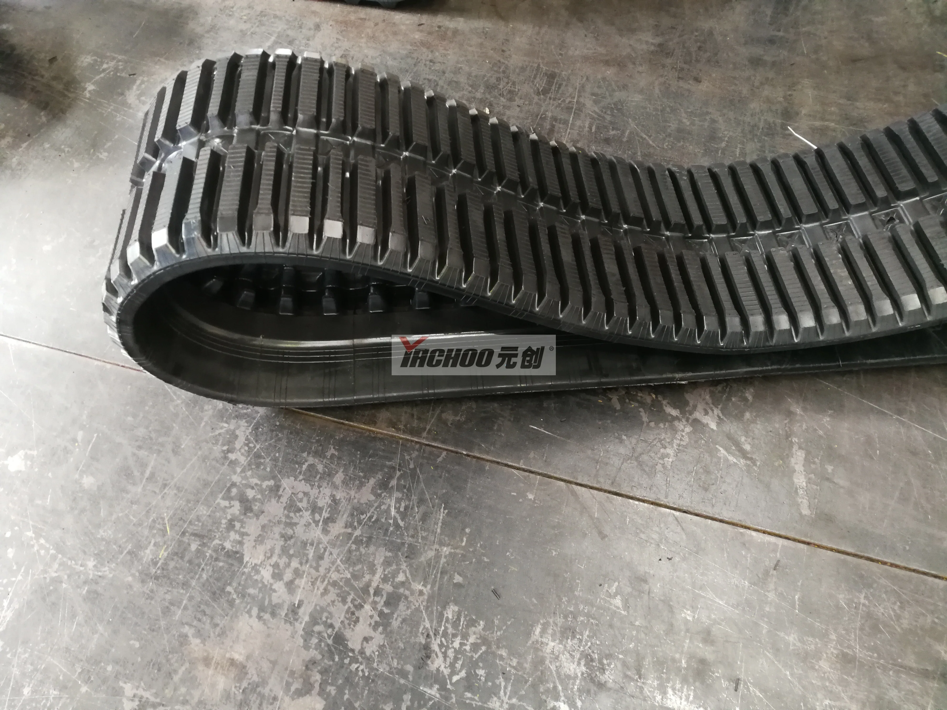 Excavator rubber track 450x86x55 Construction Machinery Parts crawler YACHOO OEM