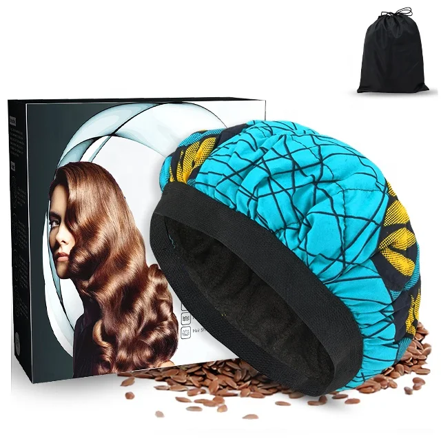 
best selling product amazon top seller 2020 Reusable Cordless flaxseed hair steamers deep conditioning heat cap hair steamers 