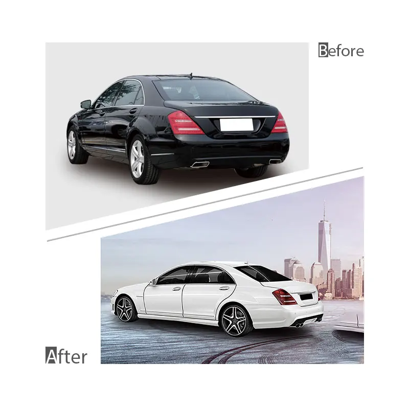 GBT High Quality Fast Shipping upgrade kits w221 amg style body kits for w221 amg s65 facelift for benz s class w221 mercedes s class body kits