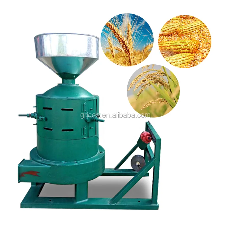 Dry soybean millet peeling dehulling machine wheat grain cleaning machine