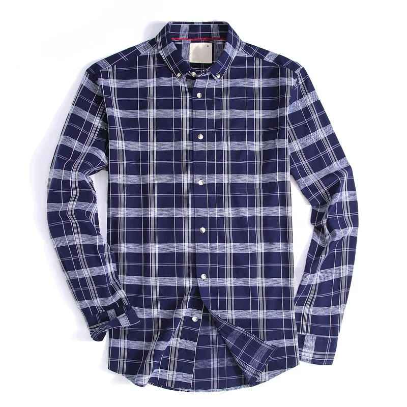 Китайский продукт, высокое качество, 2020, оптовая продажа, новый дизайн, мужская хлопковая Повседневная рубашка в клетку на заказ