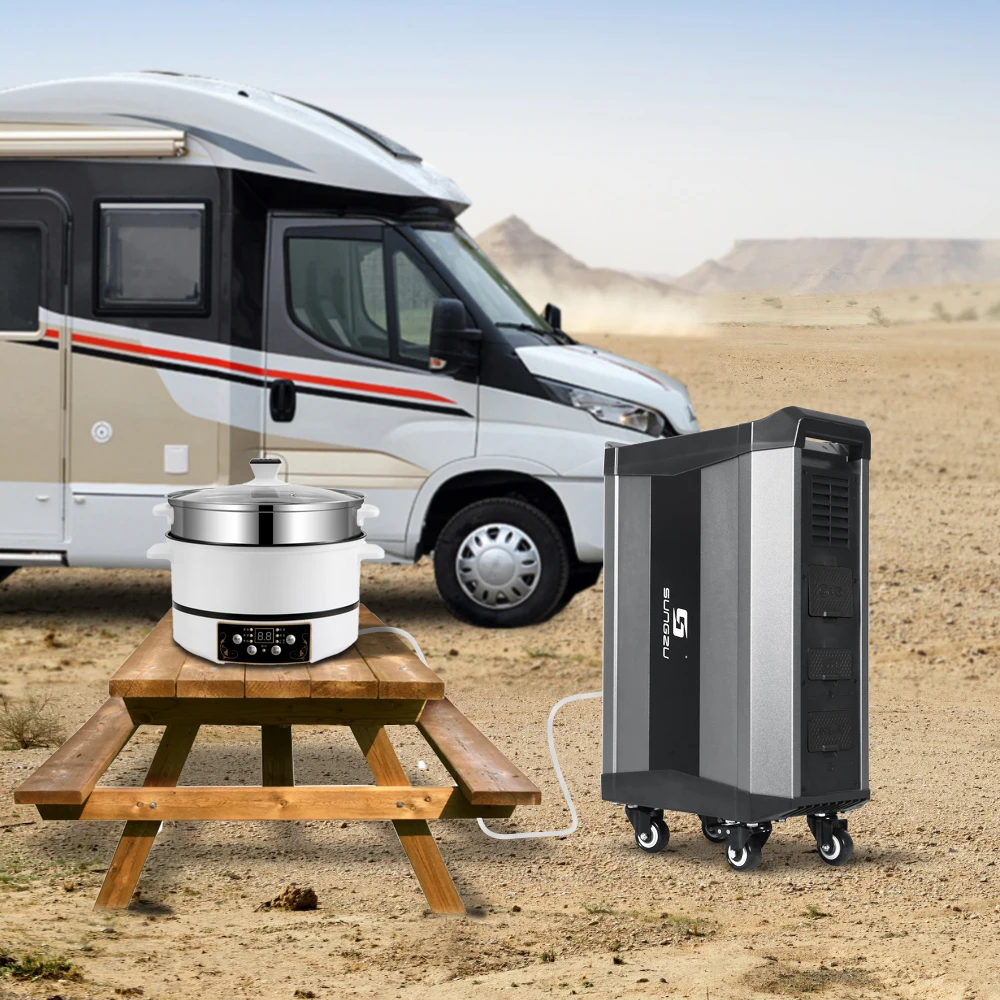 Electrical  Panel  Types  768000mAh  Compact  Solar Power  Generators  2000W  Built-In Solar Battery Power Distribution Box