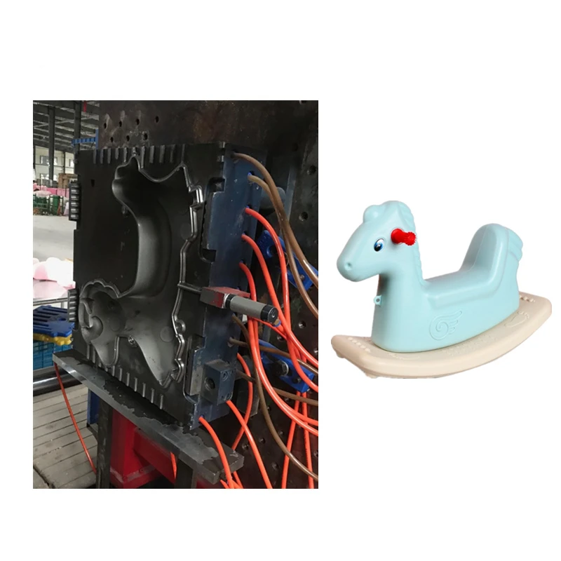 plastic mold child riding toy rocking horsr blow mould